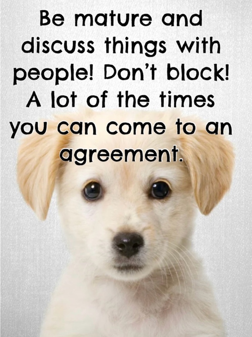 Blocking is for sissies!